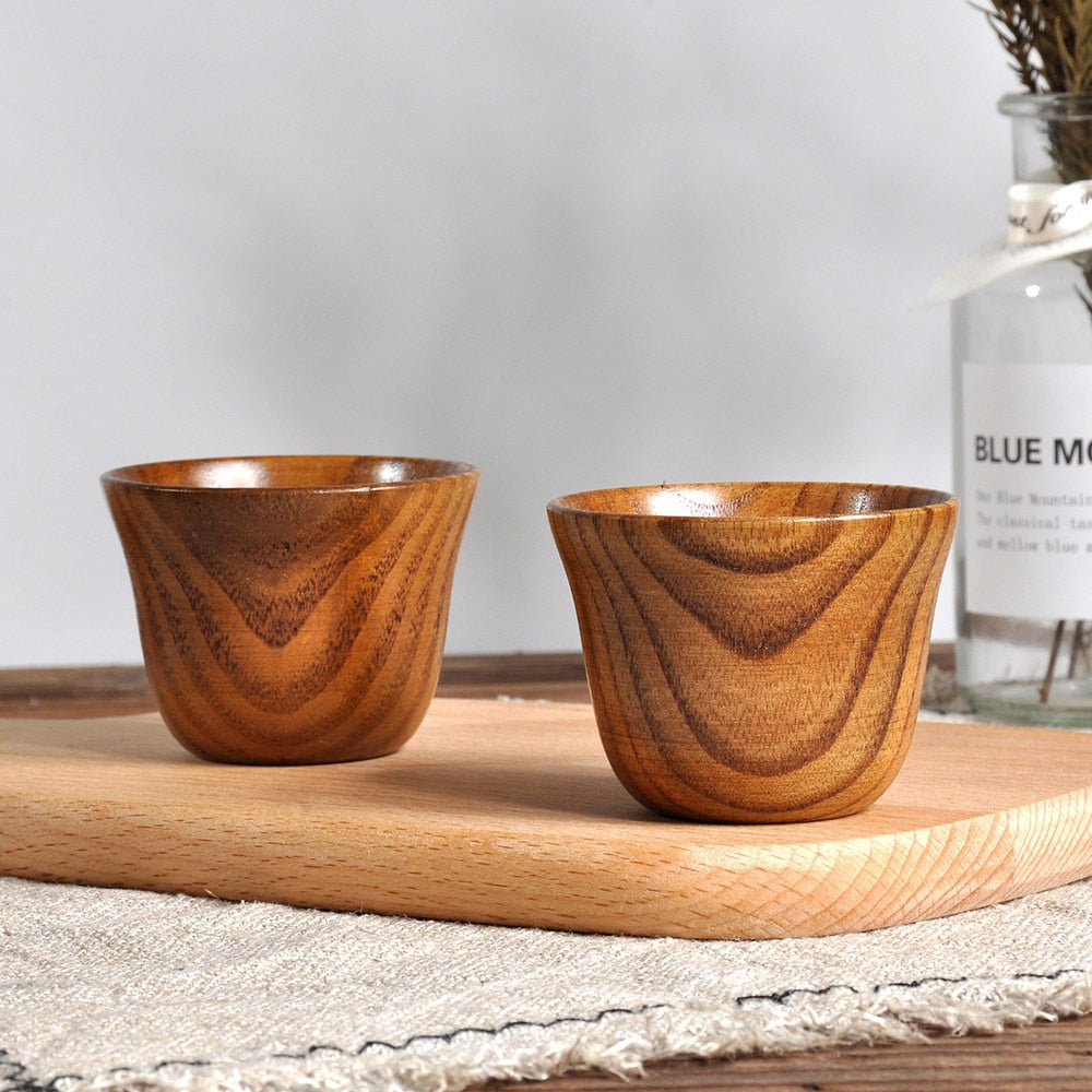 Wooden Handmade Natural Wood Cups